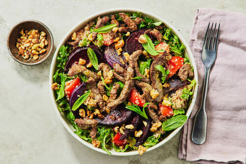 Sleep Well: Peppered Beef Salad