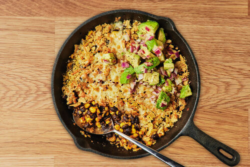 Cheddar, Bean and Corn Frito Pie