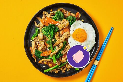 Rice-Free Asian Double the Chicken Stir-Fry