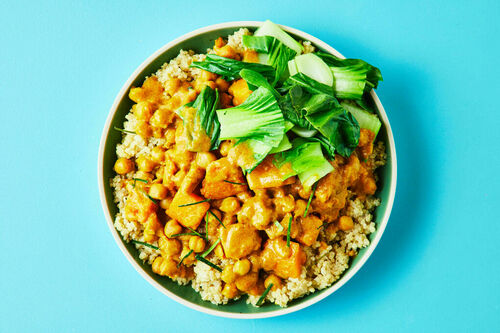 Balanced Panang Chickpea Curry