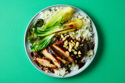 Easy Hoisin-Glazed Pork Steaks
