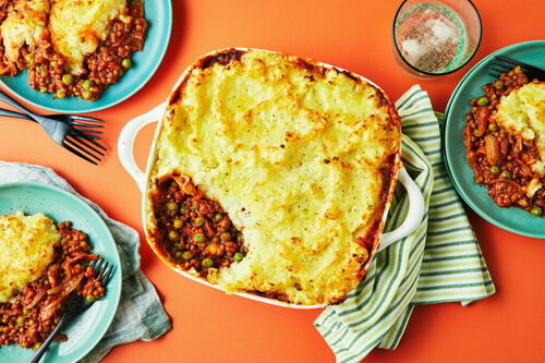 Cheesy Vego Cottage Pie