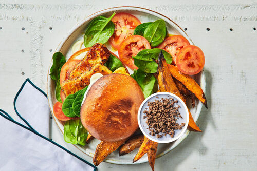 Smoky Beef Burgers and Wedges