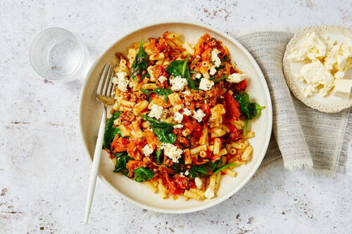 Greek-Style Lamb Macaroni