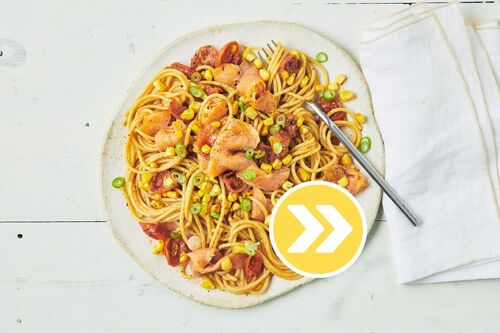 Smoked Salmon with Gluten-Free Pasta