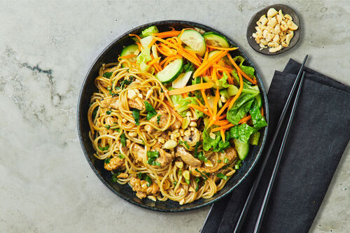 Asian Pork Noodle Bowl