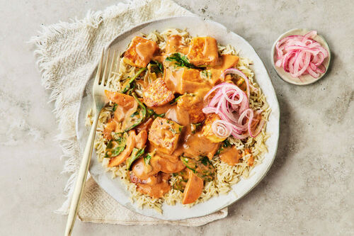 Easy Butter Haloumi Curry