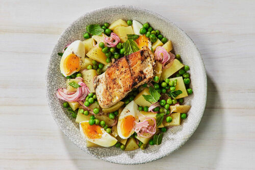 Crispy Mint and Garlic Barramundi