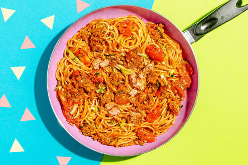 Tonijnpasta met courgette
