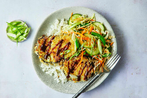 Japanese-Style Eggplant Katsu