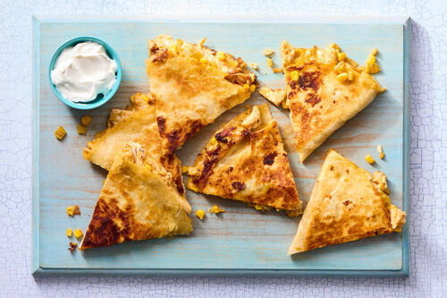 Express Recipe! Cheesy Chicken Quesadillas