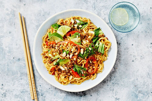 Sweet-Soy Lamb Noodles