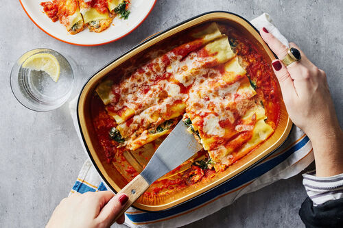 Spinach & Ricotta Manicotti