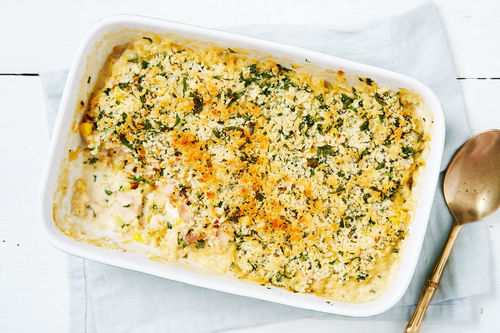 Creamy Chicken and Sweetcorn Pie