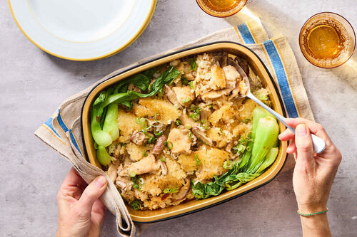 Claypot-Style Baked Crispy Rice