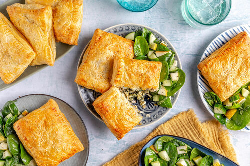 Börek met feta en spinazie