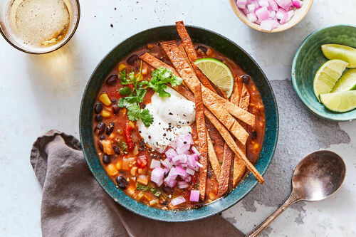 Black Bean Tortilla Soup