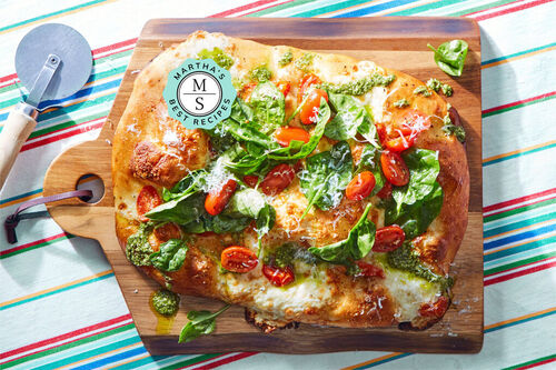 Martha's Best Caprese Pizza