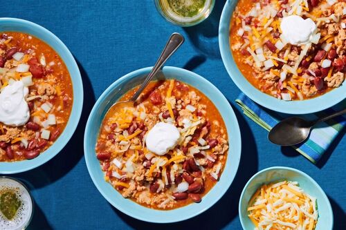 Slow Cooker Turkey Chili