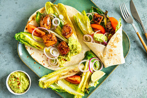 Schnelle Hähnchen-Wraps