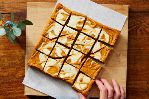 Pumpkin Pie Cheesecake Bars
