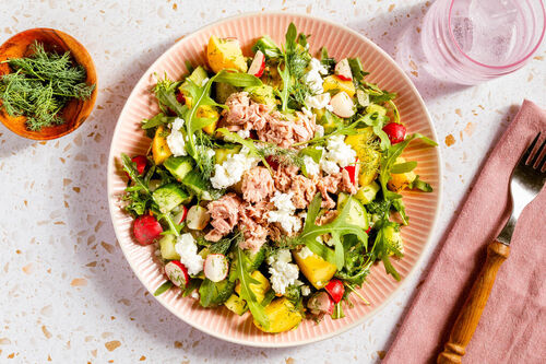 Kartoffel-Thunfisch-Salat mit Feta