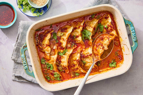 Viral Dumpling Bake