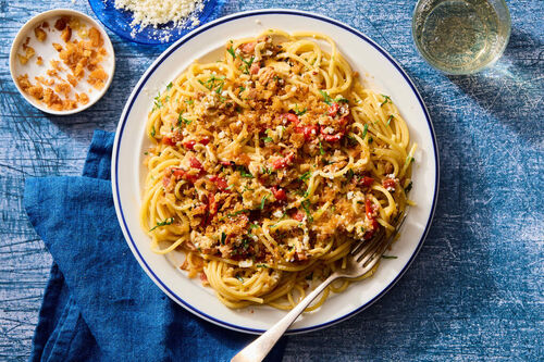 Clams Casino Spaghetti