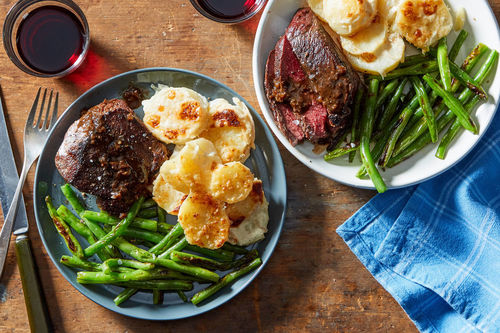 Seared Beef Tenderloin & Green Beans