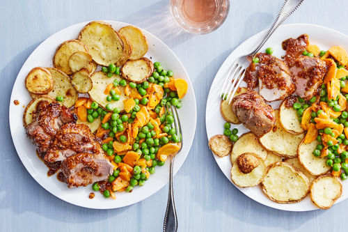 Apricot-Mustard Glazed Pork Chop