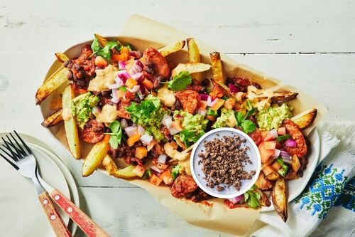 Comforting Chorizo-Beef Chilli Loaded Fries