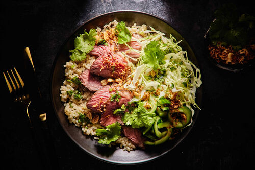 Thai Beef Rump Cap and Coriander Salsa