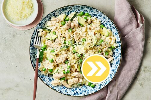 Creamy Chicken and Bacon Risotto
