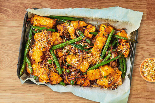 Masala Fish and Sweet Potato