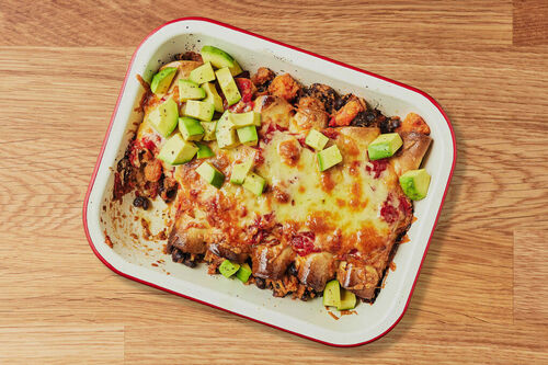 Cantina-Style Black Bean Enchiladas