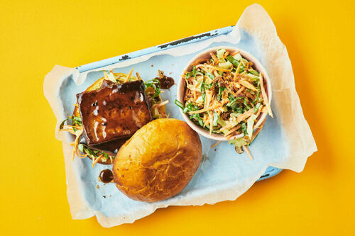 Tonkatsu Tofu Burgers