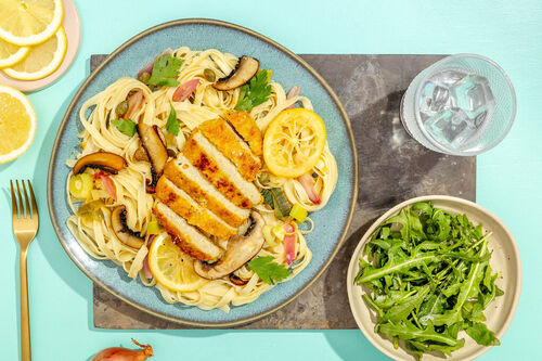 Veggie-„Hähnchen“ Piccata-Style