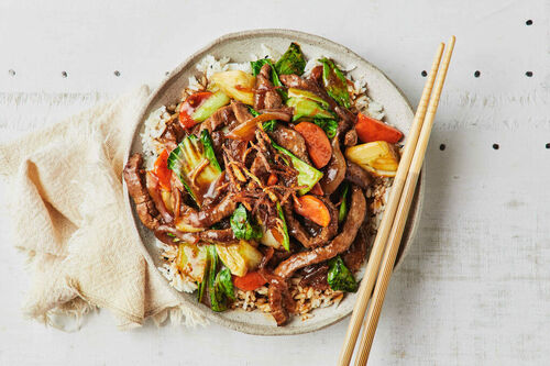 Sweet Ginger Beef Stir-Fry