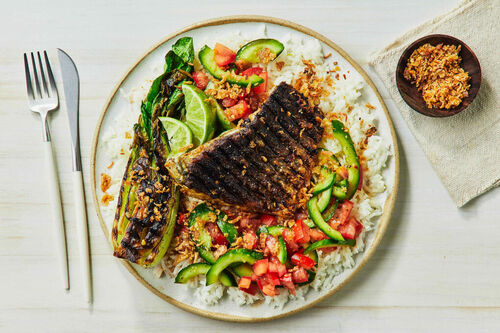 BBQ Laksa Barramundi and Lime Rice