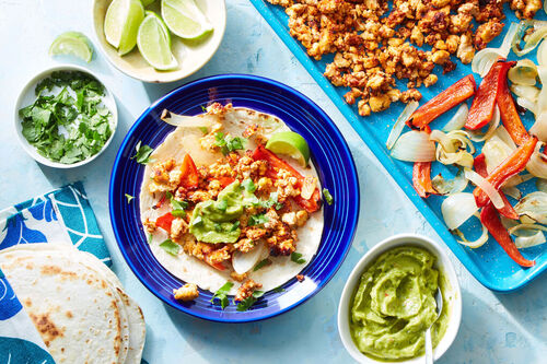 Vegan Sheet Pan Fajitas