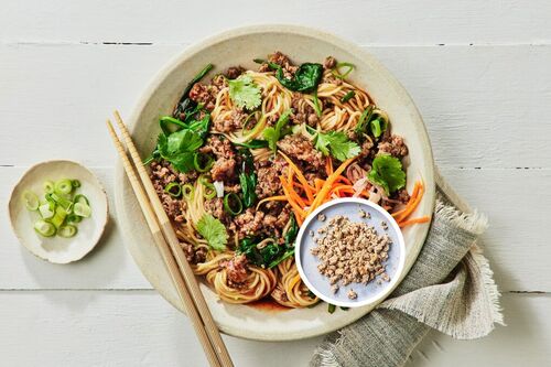 Fast Firecracker Spicy Pork Noodles