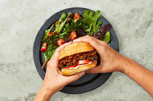 Vegan Pulled 'Meat' Burgers