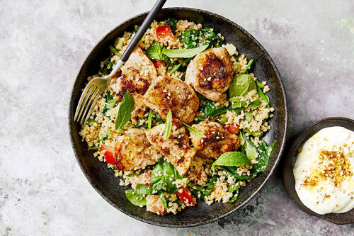 Nutritious Garlic-Dukkah Chicken