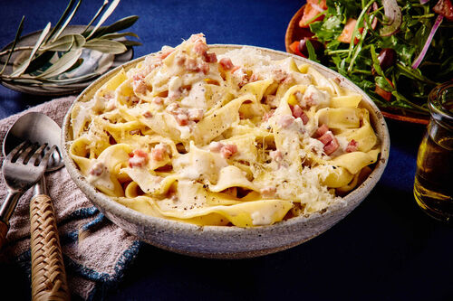 Luxe Creamy Fettuccine Carbonara
