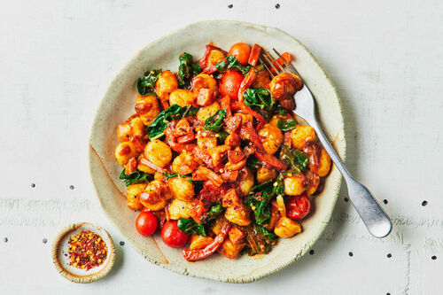 Fast Smoky Chorizo Gnocchi