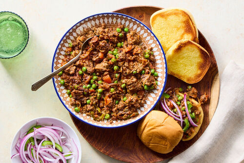Beef Kheema Pav