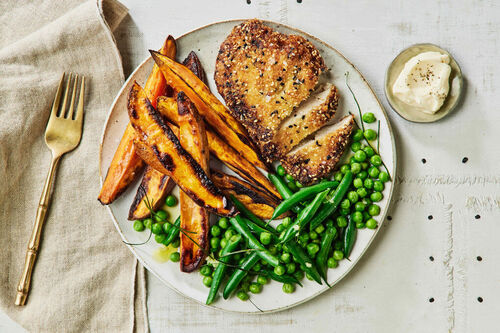 Mango-Chutney Chicken Schnitzels