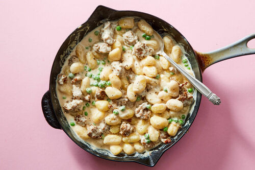 Sausage Alfredo Gnocchi