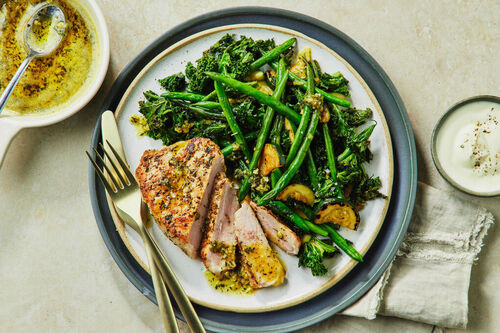 Carb-Conscious Seared Pork Steaks