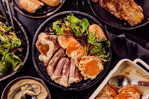 Porterhouse Steak and Truffle Sauce